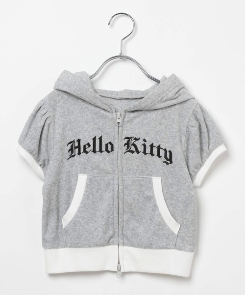10C REPIPI(ジューシーレピピ)の「【HELLO KITTY】【10C REPIPI】パイルWZIPパーカー(パーカー・キッズ・ピンク/グレー・120cm/110cm/130cm)」の16枚目の写真