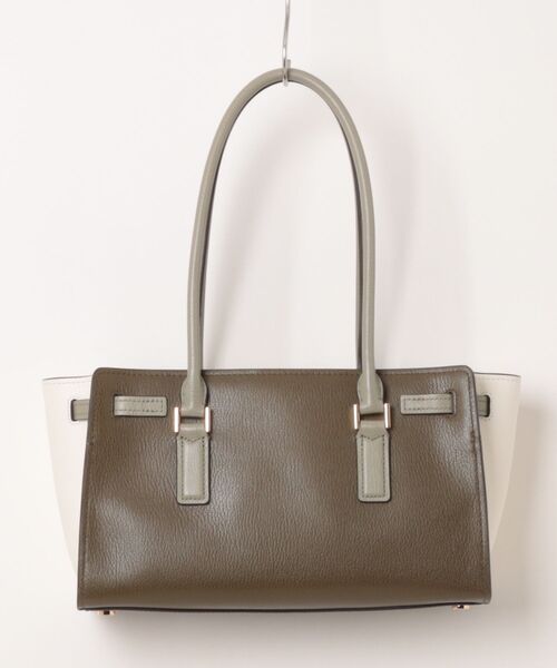 MICHAEL KORS(マイケルコース)の「HAMILTON MODERNE カラーブロック レザー サッチェル スモール(ショルダーバッグ・レディース・グリーン系その他・FREE)」の4枚目の写真