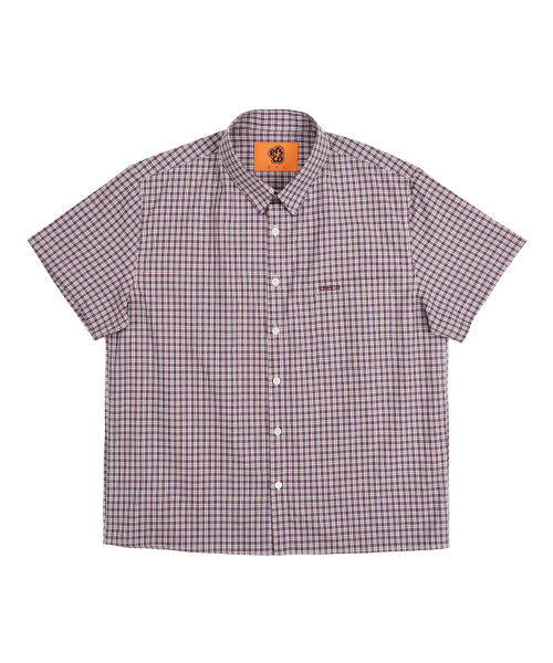 ERSCO(イーアルエスコ)の「プレイドシャツ_バイオレット(シャツ/ブラウス・レディース・その他・X-LARGE/LARGE/MEDIUM)」の1枚目の写真