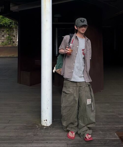 ERSCO(イーアルエスコ)の「プレイドシャツ_バイオレット(シャツ/ブラウス・レディース・その他・X-LARGE/LARGE/MEDIUM)」の22枚目の写真