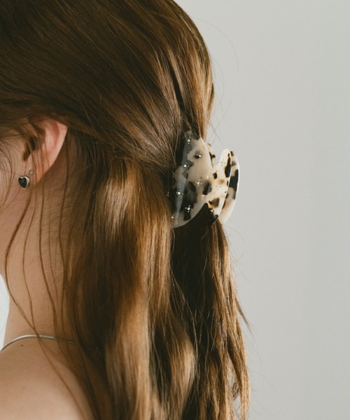 VANNIE U(ヴァニーユー)の「ホログラムストーンミニバレッタ(バレッタ/ヘアクリップ・レディース・ホワイト/ライトブルー/その他・FREE)」の12枚目の写真