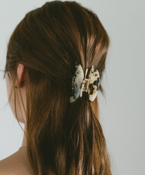 VANNIE U(ヴァニーユー)の「ホログラムストーンミニバレッタ(バレッタ/ヘアクリップ・レディース・ホワイト/ライトブルー/その他・FREE)」の13枚目の写真