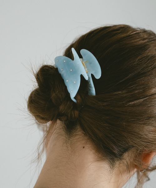 VANNIE U(ヴァニーユー)の「ホログラムストーンミニバレッタ(バレッタ/ヘアクリップ・レディース・ホワイト/ライトブルー/その他・FREE)」の19枚目の写真