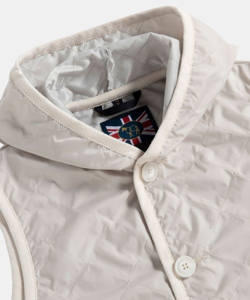 LAVENHAM(ラベンハム)の「Unwadded Barton Womens / アンワディッド バートン ウィメンズ(ベスト・レディース・オフホワイト・14/12/10/8/6)」の5枚目の写真