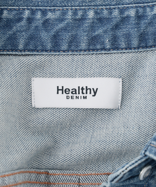 Healthy denim（ヘルシーデニム）の「《追加》HEALTHY DENIM/ヘルシーデニム SLOBE別注 petit Almond（シャツ/ブラウス・レディース・ブルー/カーキ・FREE）」の13枚目の写真
