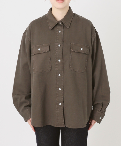 Healthy denim（ヘルシーデニム）の「《追加》HEALTHY DENIM/ヘルシーデニム SLOBE別注 petit Almond（シャツ/ブラウス・レディース・ブルー/カーキ・FREE）」の15枚目の写真