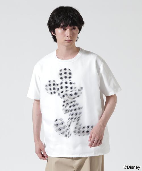 TRIPPY ART(トリッピーアート)の「TRIPPY ART(トリッピーアート) DOT MICKEY 3D TEE / ドットミッキー3D Tシャツ(Tシャツ/カットソー・メンズ・ホワイト・S/M/L)」の1枚目の写真