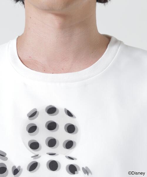 TRIPPY ART(トリッピーアート)の「TRIPPY ART(トリッピーアート) DOT MICKEY 3D TEE / ドットミッキー3D Tシャツ(Tシャツ/カットソー・メンズ・ホワイト・S/M/L)」の5枚目の写真