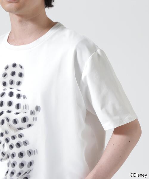TRIPPY ART(トリッピーアート)の「TRIPPY ART(トリッピーアート) DOT MICKEY 3D TEE / ドットミッキー3D Tシャツ(Tシャツ/カットソー・メンズ・ホワイト・S/M/L)」の6枚目の写真