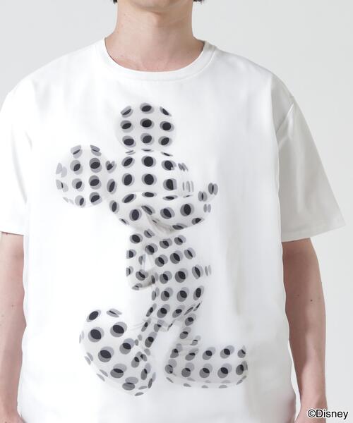 TRIPPY ART(トリッピーアート)の「TRIPPY ART(トリッピーアート) DOT MICKEY 3D TEE / ドットミッキー3D Tシャツ(Tシャツ/カットソー・メンズ・ホワイト・S/M/L)」の7枚目の写真