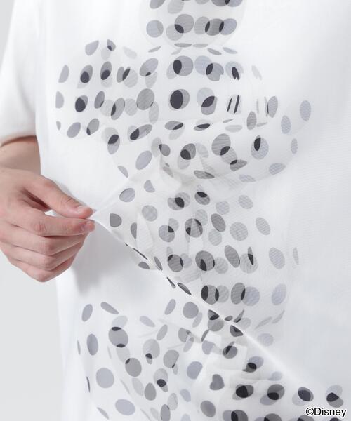 TRIPPY ART(トリッピーアート)の「TRIPPY ART(トリッピーアート) DOT MICKEY 3D TEE / ドットミッキー3D Tシャツ(Tシャツ/カットソー・メンズ・ホワイト・S/M/L)」の8枚目の写真