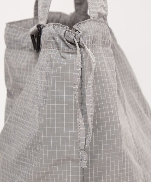 PACKING(パッキング)の「【別注】<PACKING>GLR リップストップ トートバッグ(ショルダーバッグ・メンズ・ダークブラウン/マスタード/ライトグレー・FREE)」の11枚目の写真