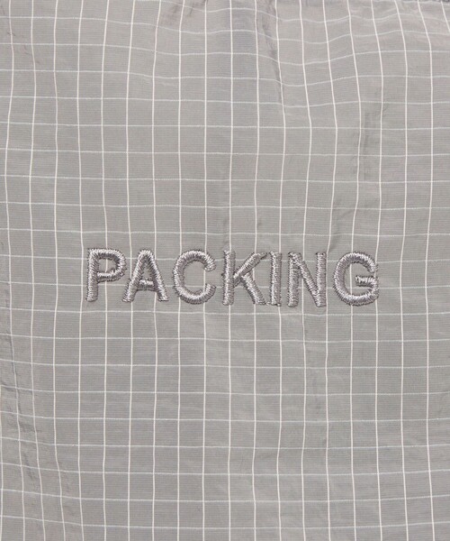 PACKING(パッキング)の「【別注】<PACKING>GLR リップストップ トートバッグ(ショルダーバッグ・メンズ・ダークブラウン/マスタード/ライトグレー・FREE)」の14枚目の写真