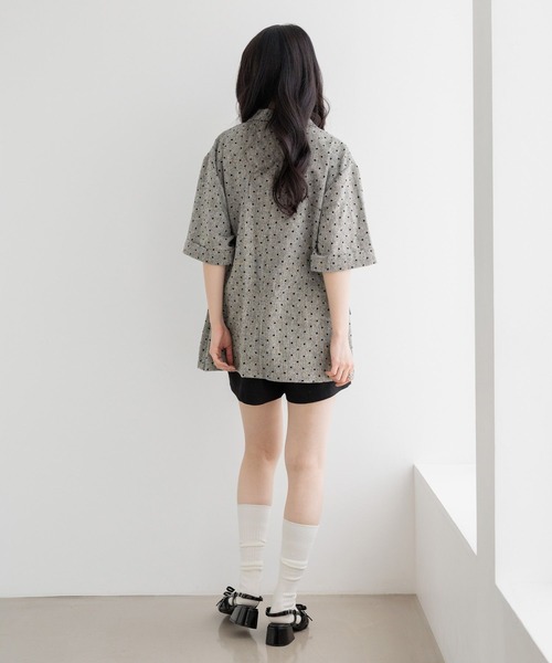 Heather(ヘザー)の「アソートツイードジャケット(半袖) 1057343(テーラードジャケット・レディース・グレー系その他/ブラウン・FREE)」の7枚目の写真