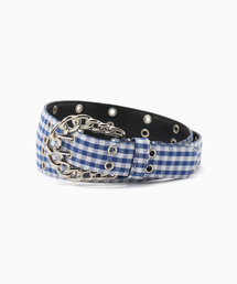 AFB（エーエフビー）の「AFB / エーエフビー CHAIN BUCKLE CHECK BELT（ベルト）」