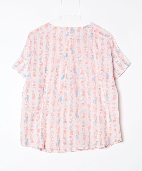 KILKI（キルキー）の「kilki 　袖配色ノーカラー比翼ブラウス　アンティークチェア 半袖（シャツ/ブラウス・レディース・ピンク系その他/ベージュ系その他・FREE）」の22枚目の写真