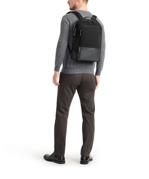 TUMI(トゥミ)の「HARRISON 「ブラッドナー」バックパック(A4/PC14インチまで対応)(バックパック/リュック・メンズ・ブラック・FREE)」の2枚目の写真