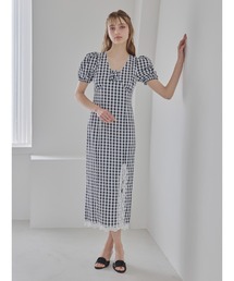 Rose gingham dress / ローズギンガムワンピース
