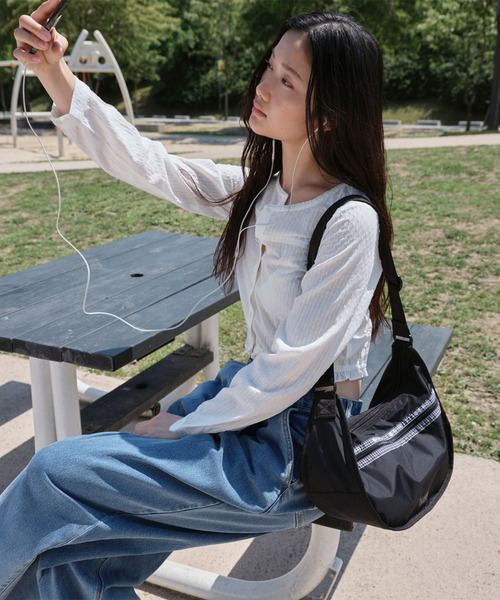 MARITHE + FRANCOIS GIRBAUD(マリテフランソワジルボー)の「【LeSportsac×MARITHE + FRANCOIS GIRBAUD】MFG EVERYDAY HOBO MFGブラック(ショルダーバッグ・レディース・ブラック・FREE)」の11枚目の写真