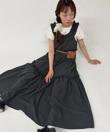 w closet | 2WAYフリルドロストティアードワンピース(ワンピース)