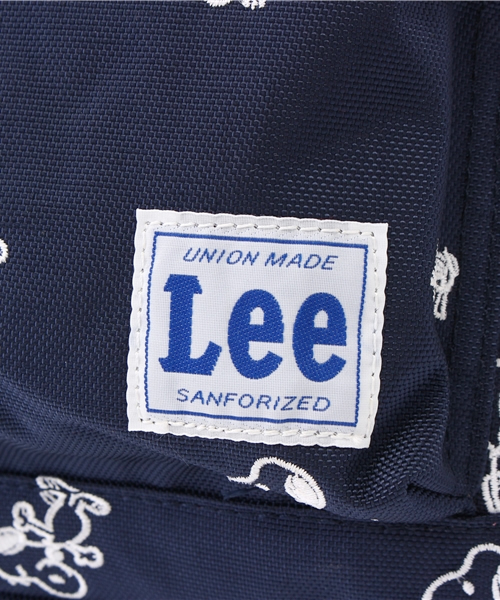 Lee（リー）の「【Lee×SNOOPY】コラボ総柄刺繍デイパック（バックパック/リュック・キッズ・ネイビー・FREE）」の4枚目の写真