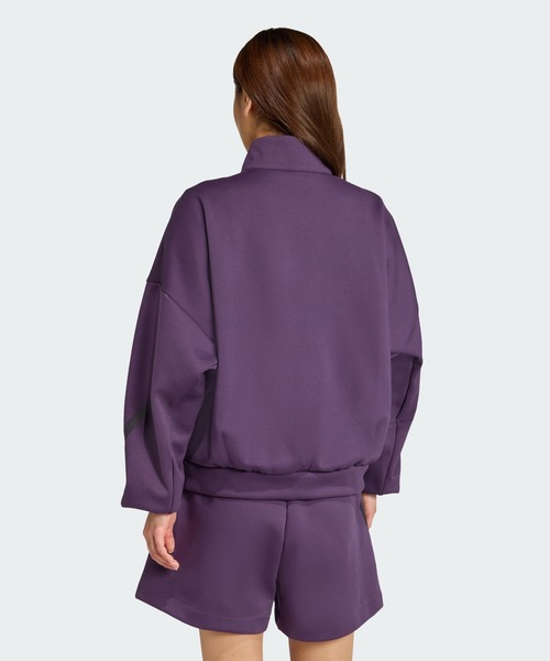 adidas(アディダス)の「adidas Z.N.E.トラックトップ / ジャージ / トラックジャケット / アディダス adidas(ジャージ・レディース・バイオレット・XX-LARGE/X-LARGE/MEDIUM/SMALL/LARGE)」の2枚目の写真