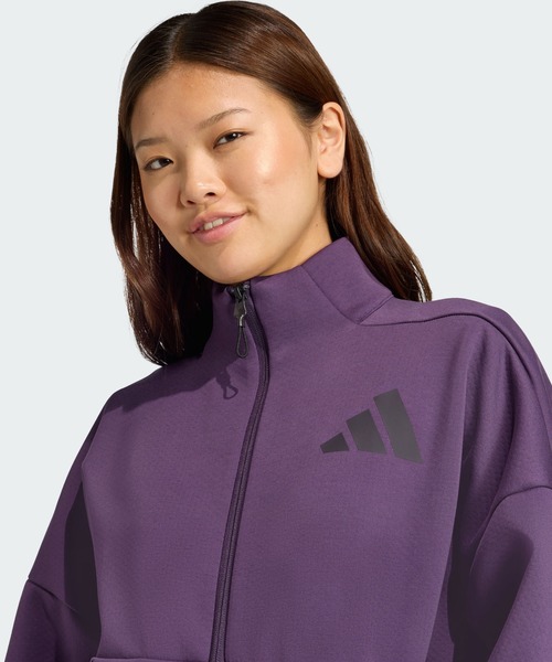 adidas(アディダス)の「adidas Z.N.E.トラックトップ / ジャージ / トラックジャケット / アディダス adidas(ジャージ・レディース・バイオレット・XX-LARGE/X-LARGE/MEDIUM/SMALL/LARGE)」の5枚目の写真