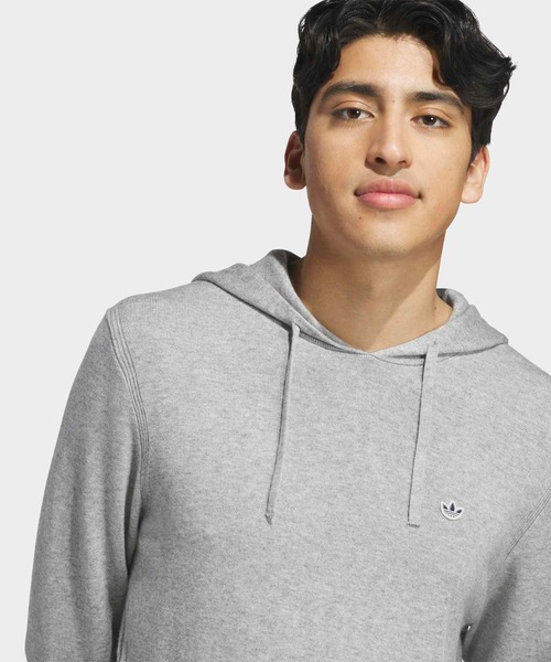 adidas（アディダス）の「オリジナルス カシミヤ パーカー【adidas Golf/アディダスゴルフ】（パーカー・メンズ・グレー・SMALL/MEDIUM/LARGE/X-LARGE/XX-LARGE）」の3枚目の写真