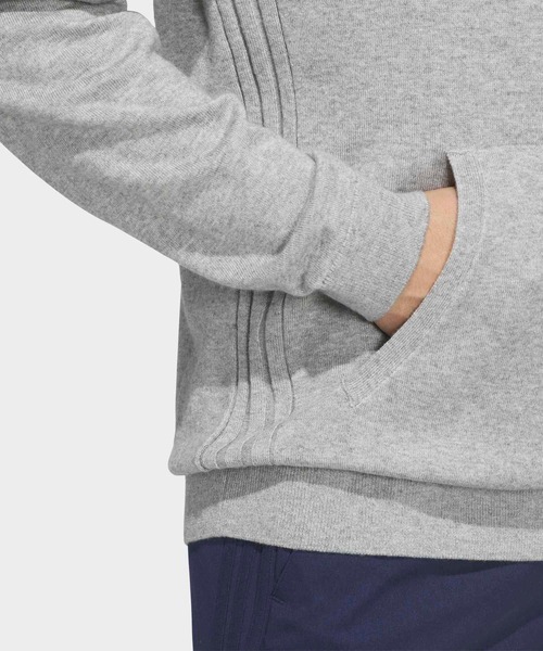 adidas（アディダス）の「オリジナルス カシミヤ パーカー【adidas Golf/アディダスゴルフ】（パーカー・メンズ・グレー・SMALL/MEDIUM/LARGE/X-LARGE/XX-LARGE）」の4枚目の写真