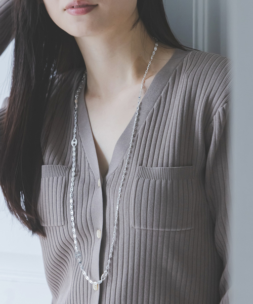 in mood(インムード)の「in mood/インムード PETITE ANCOR necklace(シルバー)(ネックレス・レディース・シルバー・FREE)」の2枚目の写真