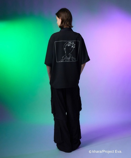 HARE（ハレ）の「【新世紀エヴァンゲリオン×HARE】ラインアートシャツ
