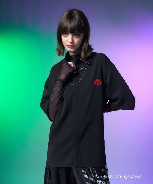 HARE（ハレ）の「【新世紀エヴァンゲリオン×HARE】ラインアートシャツ