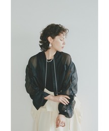 Muel Chic（ミュエルシック）の「Clean sheer blouson  クリーンシアーブルゾン（ブルゾン）」