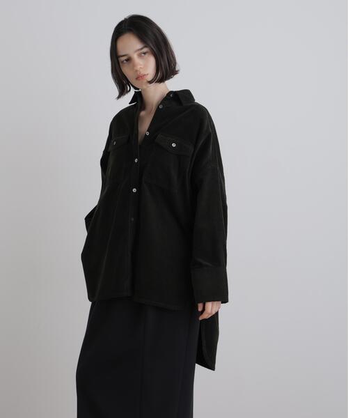 LE PHIL(ルフィル)の「◆コーデュロイブラウス(シャツ/ブラウス・レディース・ピンク/ブラウン/ブラック・F)」の5枚目の写真