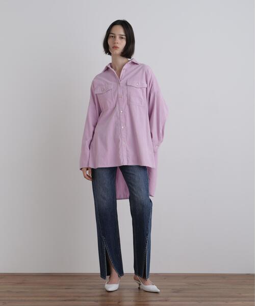 LE PHIL(ルフィル)の「◆コーデュロイブラウス(シャツ/ブラウス・レディース・ピンク/ブラウン/ブラック・F)」の20枚目の写真