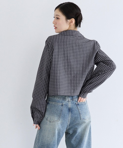 coca(coca)(コカ)の「ユース シャーリングシャツ(シャツ/ブラウス・レディース・ホワイト/ブラック・M/S/L)」の9枚目の写真