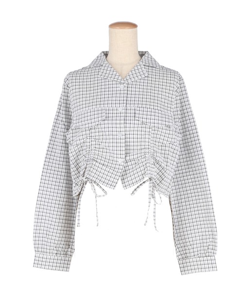 coca(coca)(コカ)の「ユース シャーリングシャツ(シャツ/ブラウス・レディース・ホワイト/ブラック・M/S/L)」の15枚目の写真
