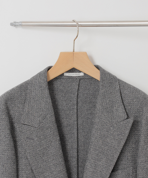 Couture d'adam(クチュールドアダム)の「COUTURE D’ADAM (クチュール ド アダム) 別注DOUBLE JK(テーラードジャケット・メンズ・チャコールグレー・42/40)」の2枚目の写真