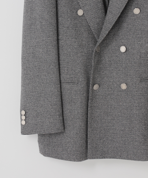 Couture d'adam(クチュールドアダム)の「COUTURE D’ADAM (クチュール ド アダム) 別注DOUBLE JK(テーラードジャケット・メンズ・チャコールグレー・42/40)」の3枚目の写真