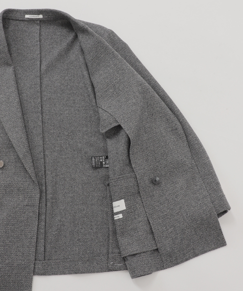 Couture d'adam(クチュールドアダム)の「COUTURE D’ADAM (クチュール ド アダム) 別注DOUBLE JK(テーラードジャケット・メンズ・チャコールグレー・42/40)」の4枚目の写真