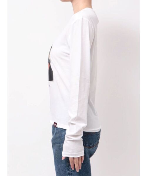 jouetie(ジュエティ)の「【KevinCummins×PosTokyo】シアーロングスリーブTシャツ(Tシャツ/カットソー・レディース・オフホワイト/ブラック・FREE)」の11枚目の写真