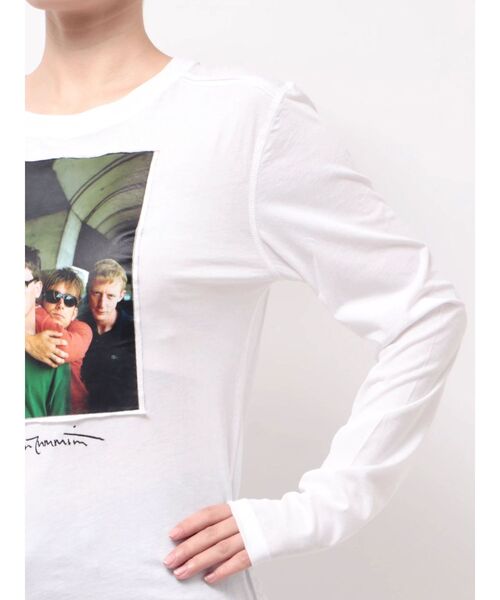 jouetie(ジュエティ)の「【KevinCummins×PosTokyo】シアーロングスリーブTシャツ(Tシャツ/カットソー・レディース・オフホワイト/ブラック・FREE)」の14枚目の写真