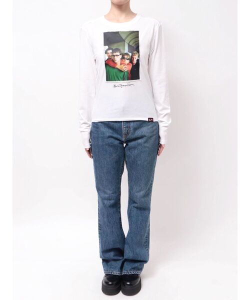jouetie(ジュエティ)の「【KevinCummins×PosTokyo】シアーロングスリーブTシャツ(Tシャツ/カットソー・レディース・オフホワイト/ブラック・FREE)」の16枚目の写真