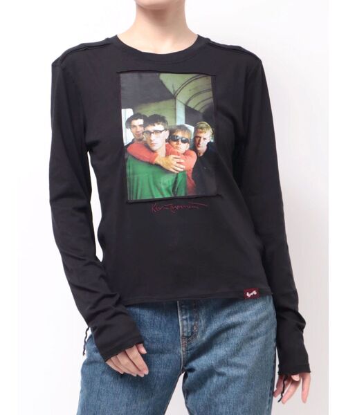 jouetie(ジュエティ)の「【KevinCummins×PosTokyo】シアーロングスリーブTシャツ(Tシャツ/カットソー・レディース・オフホワイト/ブラック・FREE)」の19枚目の写真