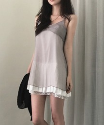 デザインキャミワンピース