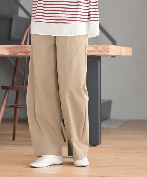 rps(アールピーエス)の「バレルレッグパンツ(その他パンツ・レディース・ベージュ/チャコールグレー/カーキ/ブラック・フリー)」の3枚目の写真
