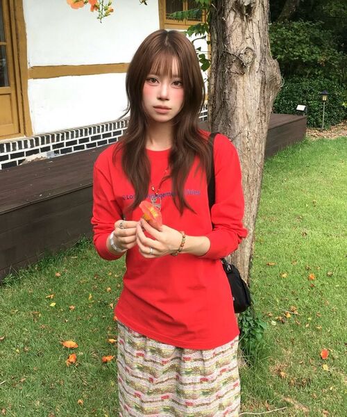 LMCの「FN OG LONG SLV TEE red（Tシャツ/カットソー・レディース・その他・MEDIUM/LARGE/X-LARGE/SMALL）」の5枚目の写真
