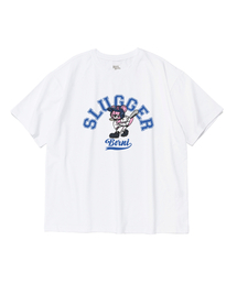 ベースボールプレイングベルニドライフィット半袖Tシャツ(ホワイト)
