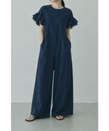 FRILL SLEEVE JUMPSUIT