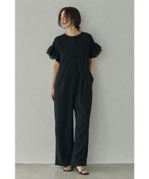 FRILL SLEEVE JUMPSUIT